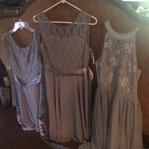 Grey dresses never worn